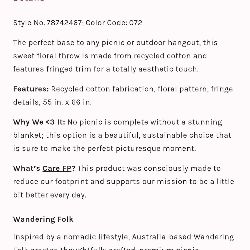 Wandering Floral Patterned Throw with Fringe - Picture 5 of 12